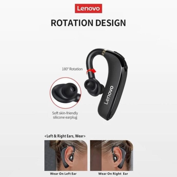 ⁦سماعة Lenovo HX106 Business Bluetooth Headset⁩ - الصورة ⁦3⁩