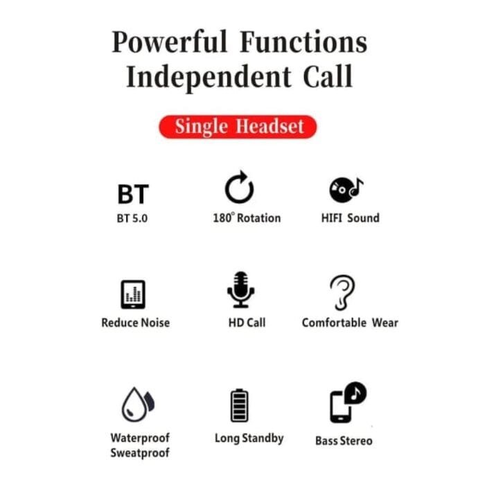 ⁦سماعة Lenovo HX106 Business Bluetooth Headset⁩ - الصورة ⁦8⁩