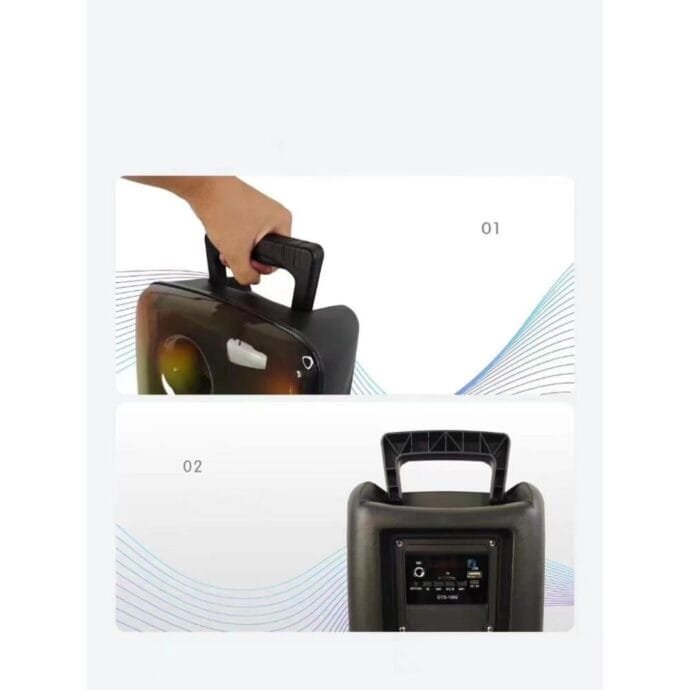 ⁦مكبر الصوت GTS-1802 بتقنية البلوتوث⁩ - الصورة ⁦8⁩