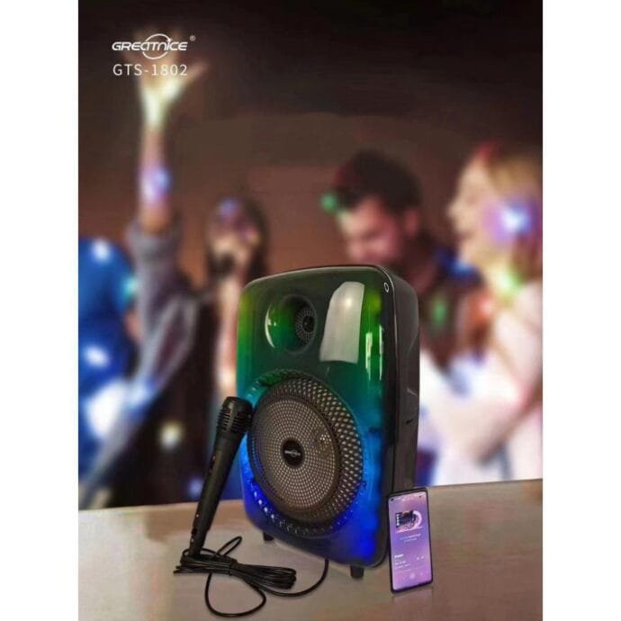 ⁦مكبر الصوت GTS-1802 بتقنية البلوتوث⁩ - الصورة ⁦6⁩